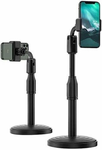 Mobile Phone Stand - Plastic Body, Folded Design, Lightweight 350 Gram | Color: Black, Good Condition