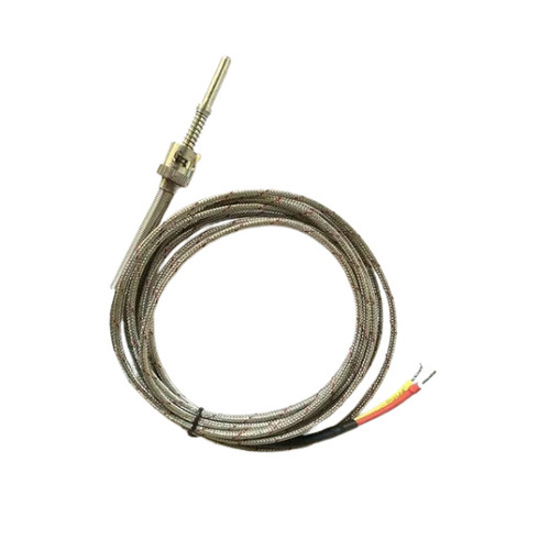 Pt100 Temperature Sensor - Stainless Steel, 0.5-8 mm Diameter, Bayonet Probe, -200 to 600 Â°C Range, 2 Wire Connection, 1 m Lead Wire, Class B Accuracy