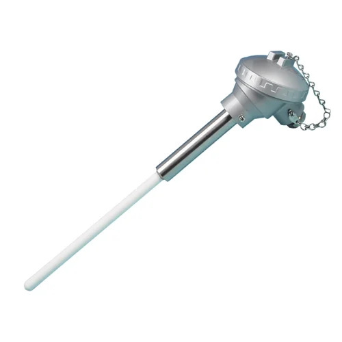 R Type Thermocouple - Platinum Rhodium 13% / Platinum 2 Meter Length Silver Gray | 0 - 1480 Degree Celsius Temperature Range Corrosion Resistant