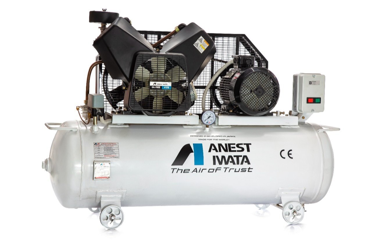 Anest Iwata Oil Free Reciprocating Air Compressor