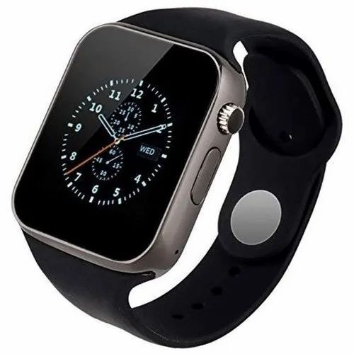 Black A1 Smart Watch Digital, Android Os, 512 Mb Ram Silver