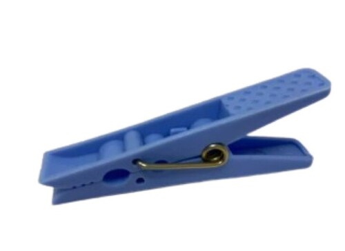 Blue Plastic Cloth Clip - Plastic Material Standard Size Various Colors | Easy to Use New Product Delivered on Time