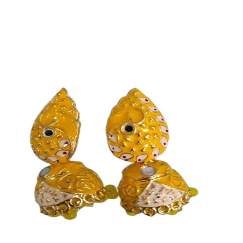 Gold Plated Hoop Earrings - Polished Finish Elegant Golden Color | Perfect for Parties Weddings and Anniversaries