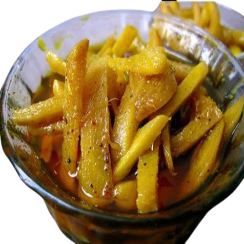 Ginger Pickle - Spicy Sliced Ginger in Oil, 12-Month Shelf Life, Tasty and Spicy Flavor