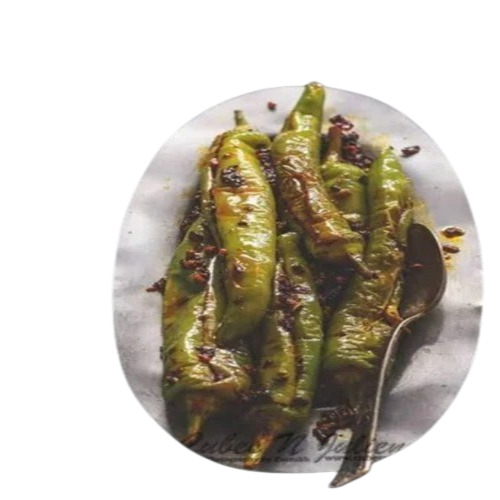 Green Chilli Pickle - 250 Grams, Sliced Green Chilli in Oil | Tasty and Spicy, 12 Months Shelf Life