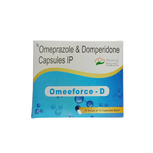 Omeeforce-D - Omeprazole Domperidone Capsules IP, Prescription Required for Hospital and Clinic Use, Dosage as per Recommendation