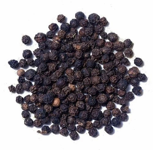 Organic Black Pepper - 10 Kg Dried Whole Granules, Black Color, Grade A, Round Shape, Store in Cool and Dry Place