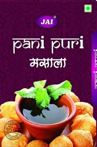 Pani Puri Masala - 100g Box, FSSAI Certified, Rich Red Color, Premium Quality Powder, Grade A, Shelf Life 3 Months, Store in Cool and Dry Place