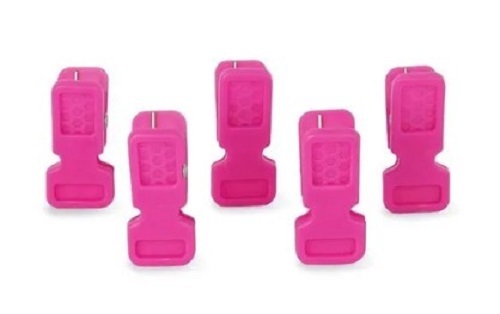Pink Plastic Cloth Clip - Plastic Material, Standard Size, Pink Color | Crack Resistant, Easy to Use, Quality Tested with Timely Delivery