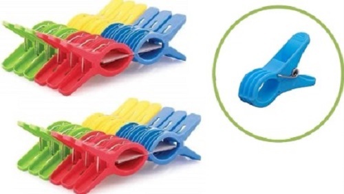 Plastic Cloth Clip - Plastic, Standard Size, Various Colors | Tested for Quality Standards, Easy to Use, Crack Resistant Material, Timely Delivery