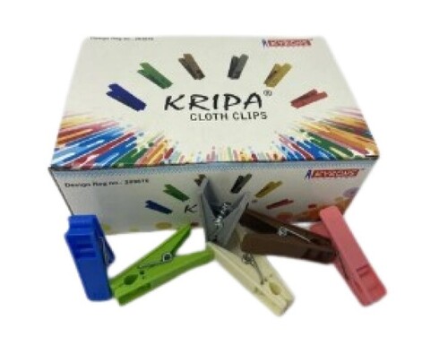 Plastic Cloth Clip - Crack Resistant Plastic | Customizable Size Various Colors Easy to Use Durable Material
