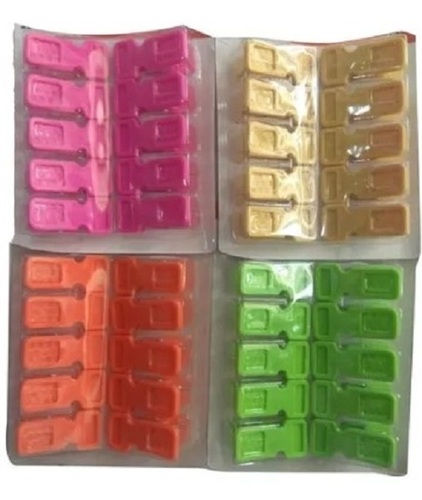 Plastic Cloth Clip For Drying Cloth - Plastic Material, Standard Size, Various Colors | Easy to Use, Timely Delivery