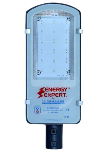 Solar Street Light - Metal Material, Customized Size | 9 Watt Power, White Color, Automatic Switch, 1 Year Warranty, Durable Design