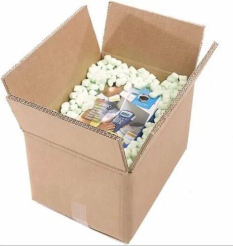 7 Ply Corrugated Packaging Box - Fully Bleached Kraft Liner Type F Flute (1/32) Brown Laminated & Textured Coating Foil Stamping Termite Resistant