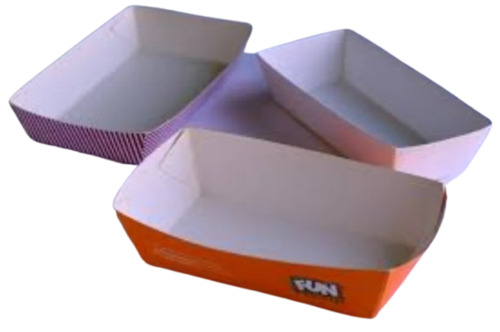 Handmade Paper Trays - Eco-Friendly Food Serving Solution | Features: Handmade, Paper Material, Elegant Design