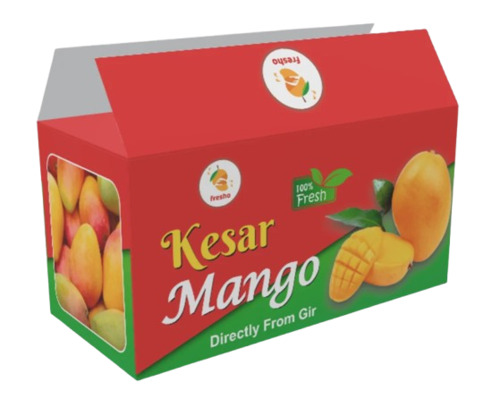Printed Corrugated Boxes - Single Wall 3 Ply, Multi Color Rectangular Shape | Lightweight and 5 Kg Weight Capacity