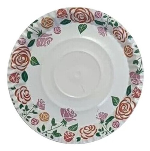 Disposable Round Printed Paper Plate