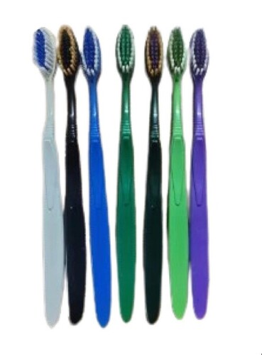 Hotel Disposable Toothbrush - Plastic Material, Standard Size, Soft Bristle in Various Colors | Quality Tested, Single Use Convenience