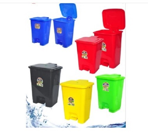 Paddle Dust Bin - Plastic, Various Sizes Available, Comes in Various Colors | Easy to Clean, New Quality Standards Compliant, Timely Delivery