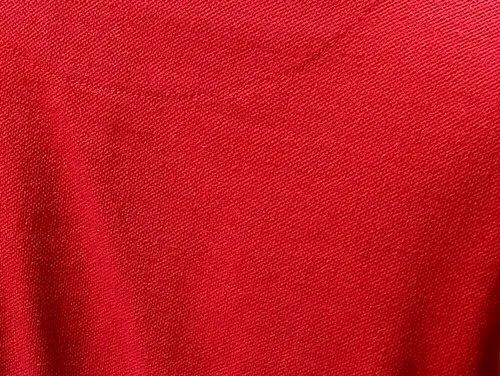 Cotton Fabric - Standard Size, Red Color | Fade & Shrink Resistant, Exceptionally Soft, Stain & Wrinkle Resistant