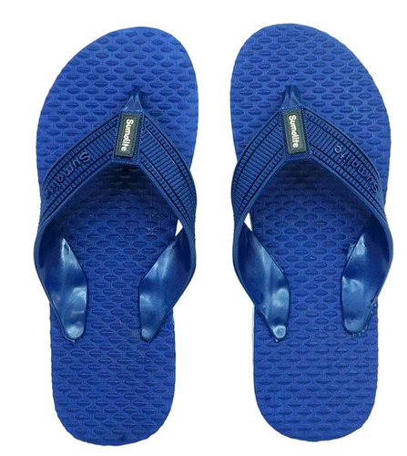 Plain Hawai Chappal - Color: Blue