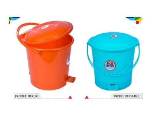Plastic Pedal Dustbin - Plastic, Various Sizes Available, Various Colors Available | Easy to Clean, Plain Design, Ideal for Housekeeping