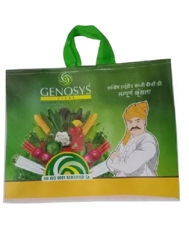 Printed Non Woven Laminated Bag - Durable, Eco Friendly, Flexiloop Handle | With Handle, Stylish Printed Design, Ideal for Packaging