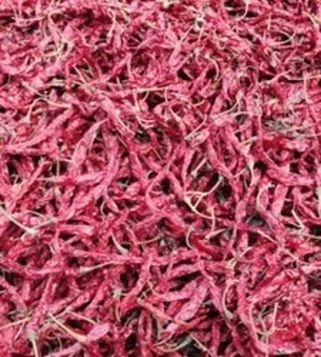 Teja Dry Red Chilli - Grade A Fried Processing Red Color - Ideal for Culinary Use 12 Months Shelf Life Stored in a Cool and Dry Place
