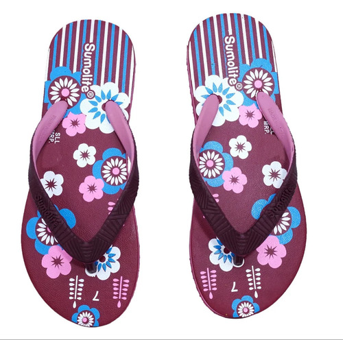 Women Hawai Chappal - Color: Purple