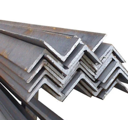 6 M Mild Steel Angle - Stainless Steel Equal Silver Color Thickness 3-10mm Galvanized Finish | High Corrosion Resistance Strong Load Bearing Capacity