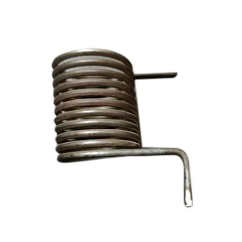 Carbon Steel Torsion Spring - Spiral Style, Silver Color | Durable Material for Medium to Heavy-Duty Applications