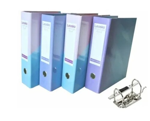 Clip Cardboard Box File - 14x10 Inches Eco-Friendly Laminated Material Customizable Color and Logo All Printing Types Available