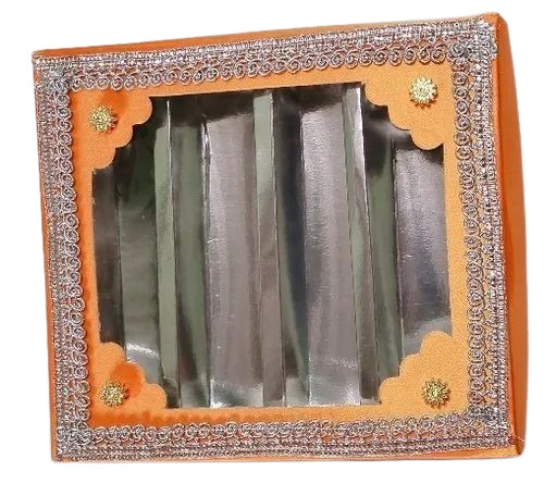 Designer Sweets Boxes - Paper, Rectangular Shape, Golden Color | Elegant Sweet Packaging Solution for All Occasions