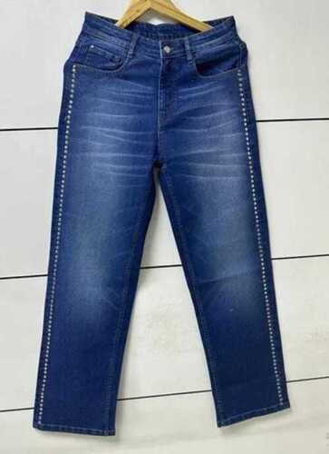 Fashion Jeans - Eco-Friendly Stretchable Denim, High-Waisted or Low-Rise Options, Trendy Decorative Details, Comfortable for All Sizes, Skinny Fit for Girls