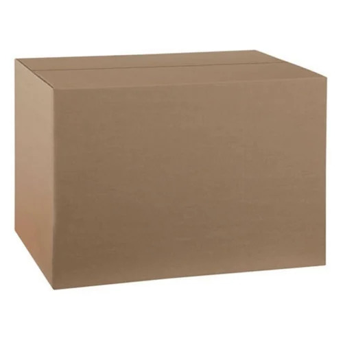 High Strength Corrugated Boxes - Kraft Paper, Rectangle Shape, Brown Color | Eco-Friendly, Recycled Material for Gift & Crafts Packaging