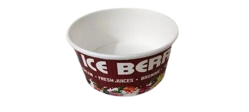 Ice Cream Paper Cups - Food Grade Round Paper 100ml to 1000ml Capacity | Leak Proof Customized Box Packaging