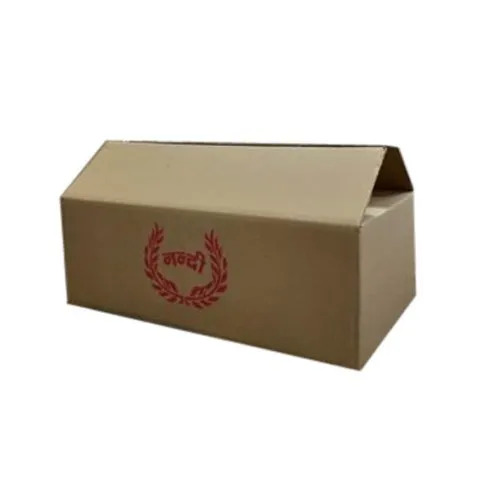 Kraft Paper Brown Corrugated Box - Durable Eco-Friendly Material, Rectangle Shape | Ideal for Gift & Crafts, Personal Care Packaging