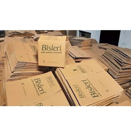Kraft Paper Printed Corrugated Boxes - Durable Eco-Friendly Kraft Paper, Rectangle Shape, Brown Color | Ideal for Gift & Crafts, Personal Care