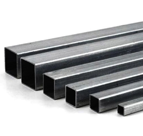 Mild Steel Square Pipe - 6 Meter Length, Galvanized Surface Treatment | Durable Mild Steel, Square Section Shape, Corrosion Resistant