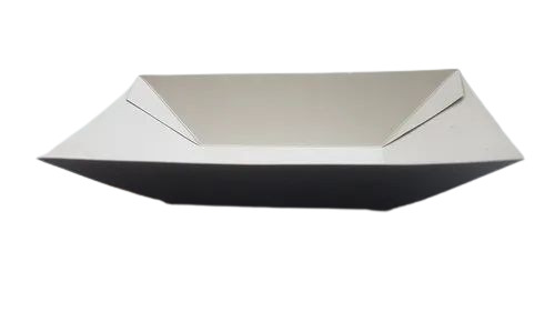 Paper Snack Tray - Paperboard Material, Oil Resistant and Leak Proof Design | Ideal for Restaurant Use