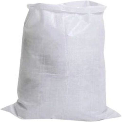 Pp Woven Bag - PP Material, Customized Size, Plain White, 30 kg Storage Capacity, Bottom Stitched Closure | Ideal for Versatile Storage Solutions