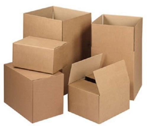 Shipping Cardboard Boxes - Recycled Kraft Paper Brown Color | Eco-Friendly Rectangle Shape Suitable for Gift & Crafts Personal Care
