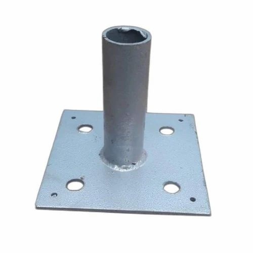 SS Scaffolding Fixed Base Plates - Stainless Steel Pre-Galvanized Forged Technique | Corrosion-Resistant Durable High Load Capacity Weather-Resistant