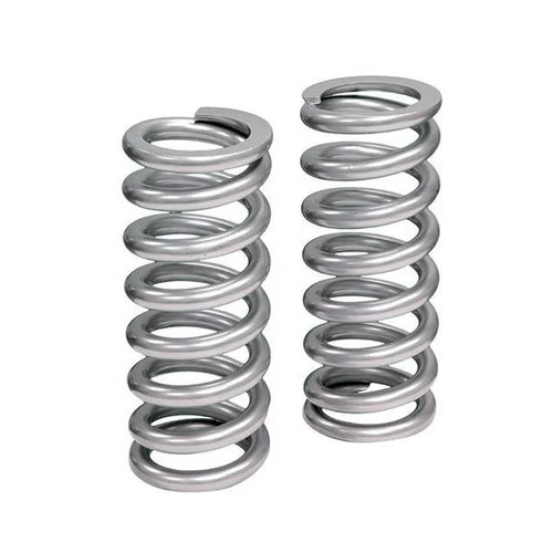 Suspension Coil Spring - Stainless Steel, Outer Diameter: 5 mm Min, Wire Diameter: 0.1 mm to 60 mm, Coils: 2 Min | Silver, Compression Load, Spiral Style