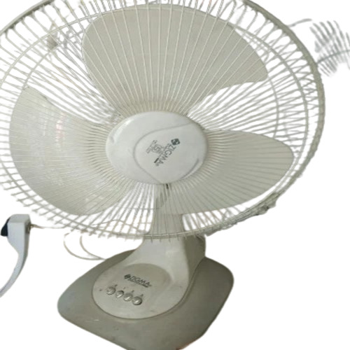 White Table Fan
