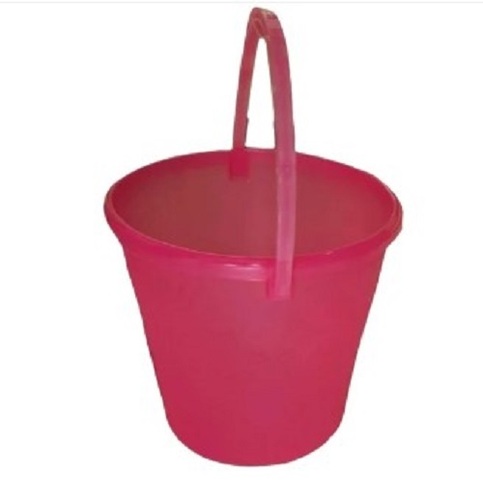 9L Pink Plastic Bucket