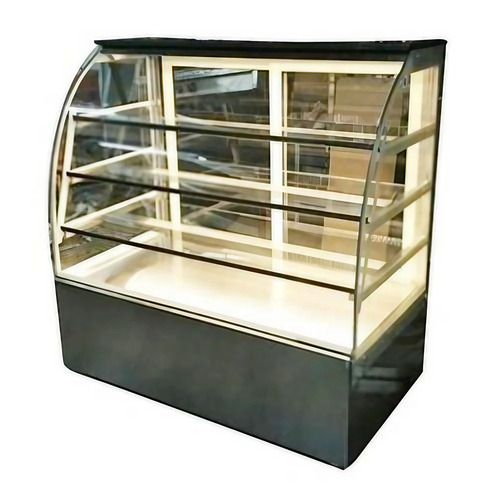 Curved Glass Display Counter