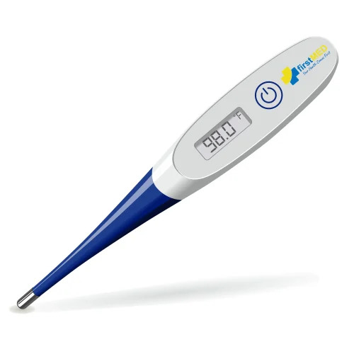 Digital Thermometer - New Model DMT 111, Flexible Plastic Tip, 99.9% Accuracy, 5s Response Time, Memory Function, Buzzer, Ideal for Home and Clinic Use