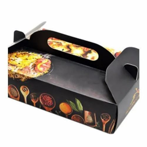 Duplex Food Packaging Box - Paper Rectangular Multicolor (CMYK) Weight Capacity: <2 Kg | Ideal for Food Packaging Eco-Friendly Design