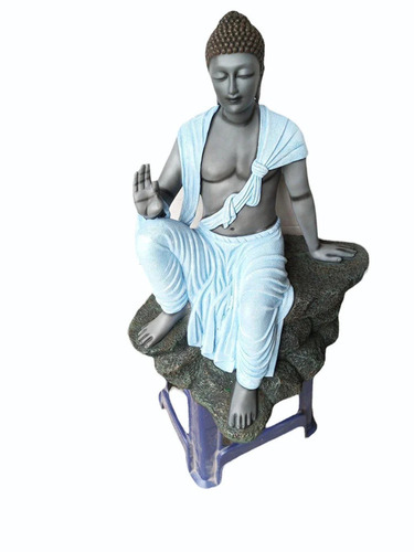 Grey Buddha Statue - Finishing: Polishing